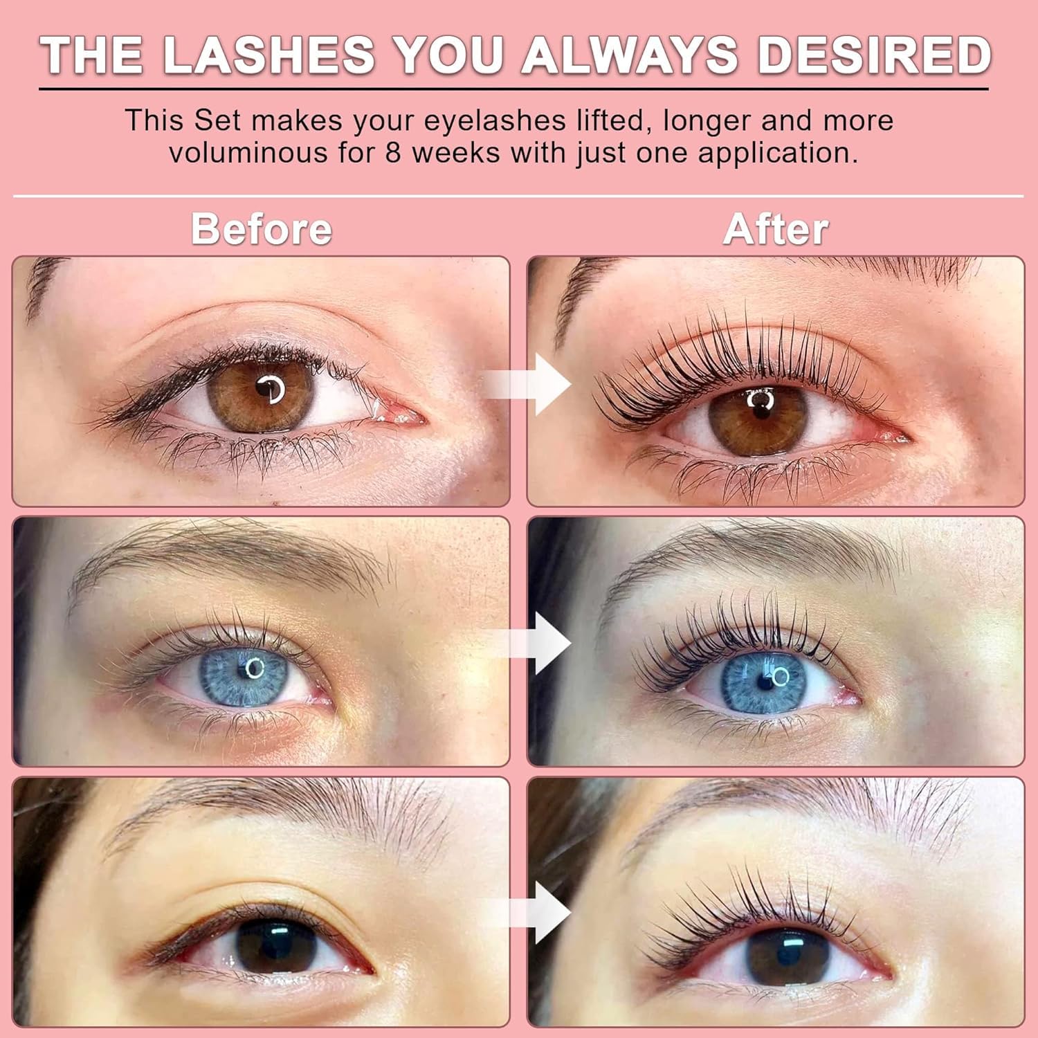 Luxe Cosmetics Lash Lift Kit Up to 8 Weeks offers long-lasting lift