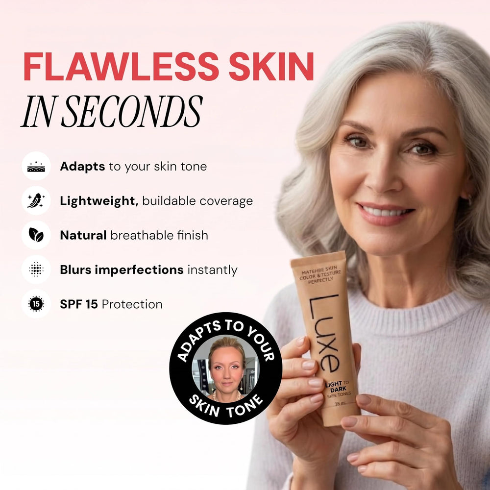 Luxe ingredients label close-up highlighting peptides and hydrating benefits