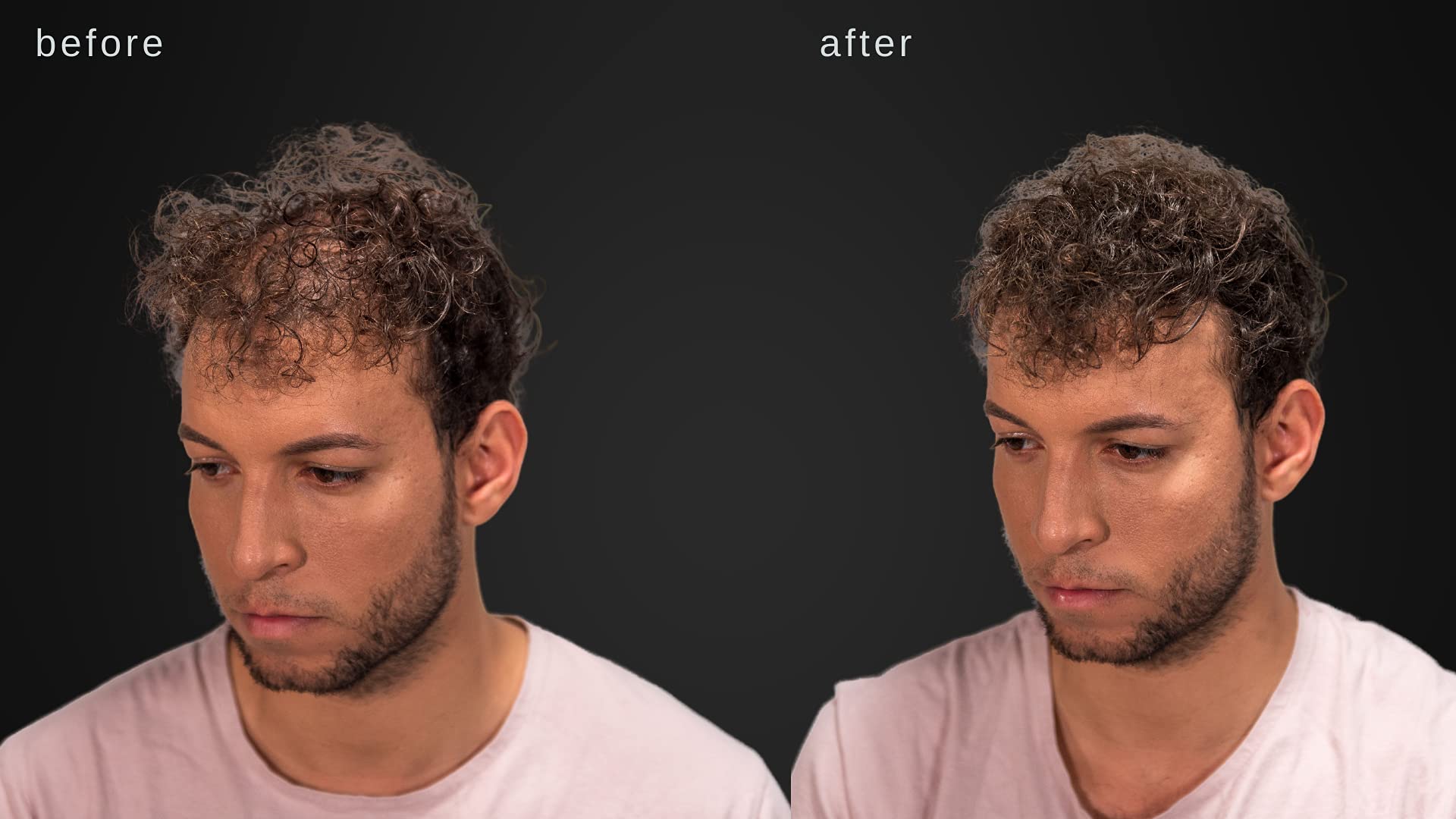 LUXE Hair Building Fibers come in a large 25 g container for extended use.