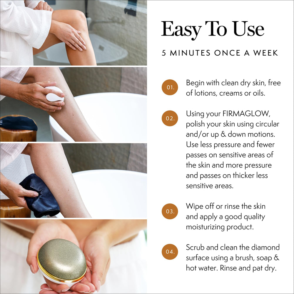 Luxene Beauty FIRMAGLOW closeup diamond tip for precise exfoliation and even results.