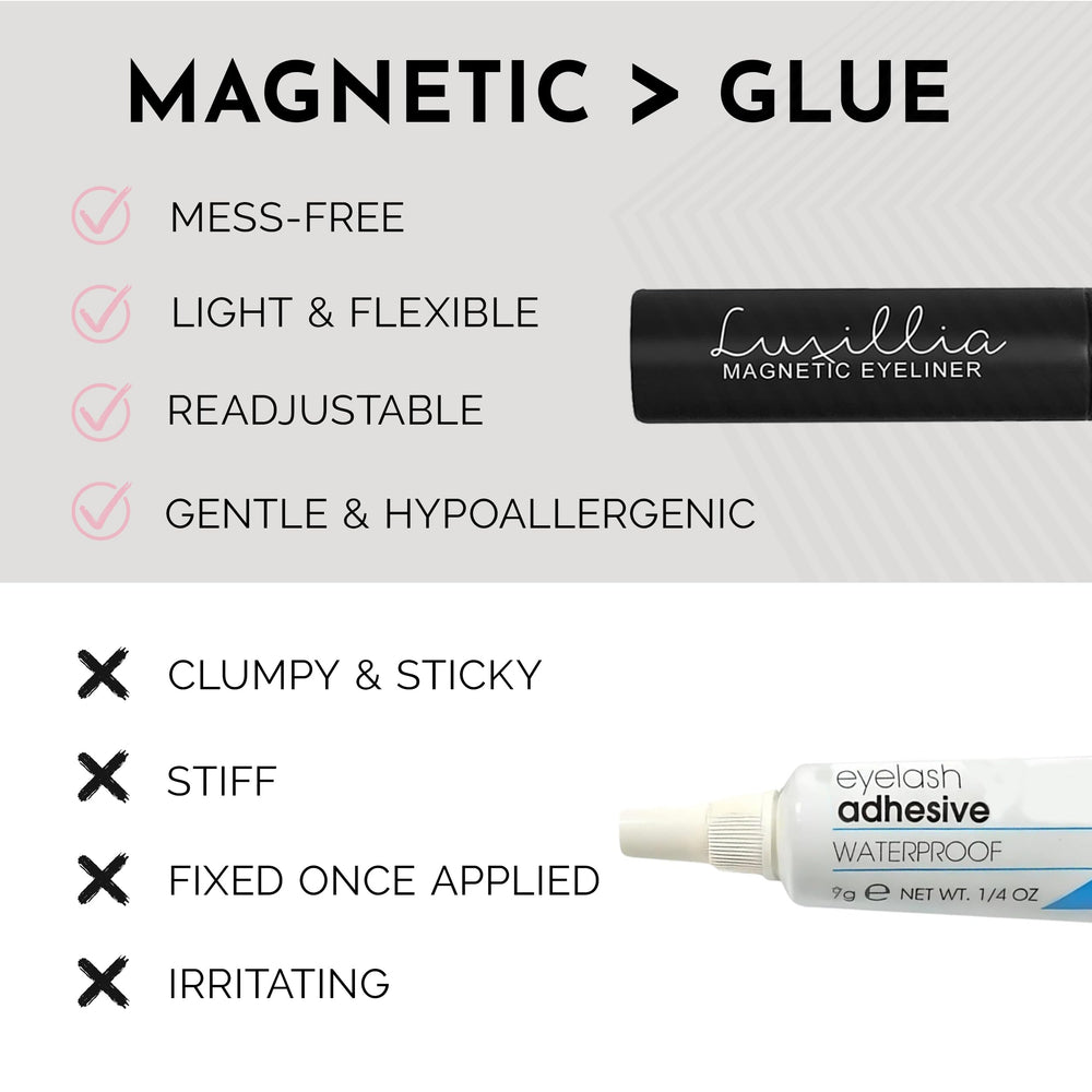 Luxillia applicator tool in use for precise lash placement.