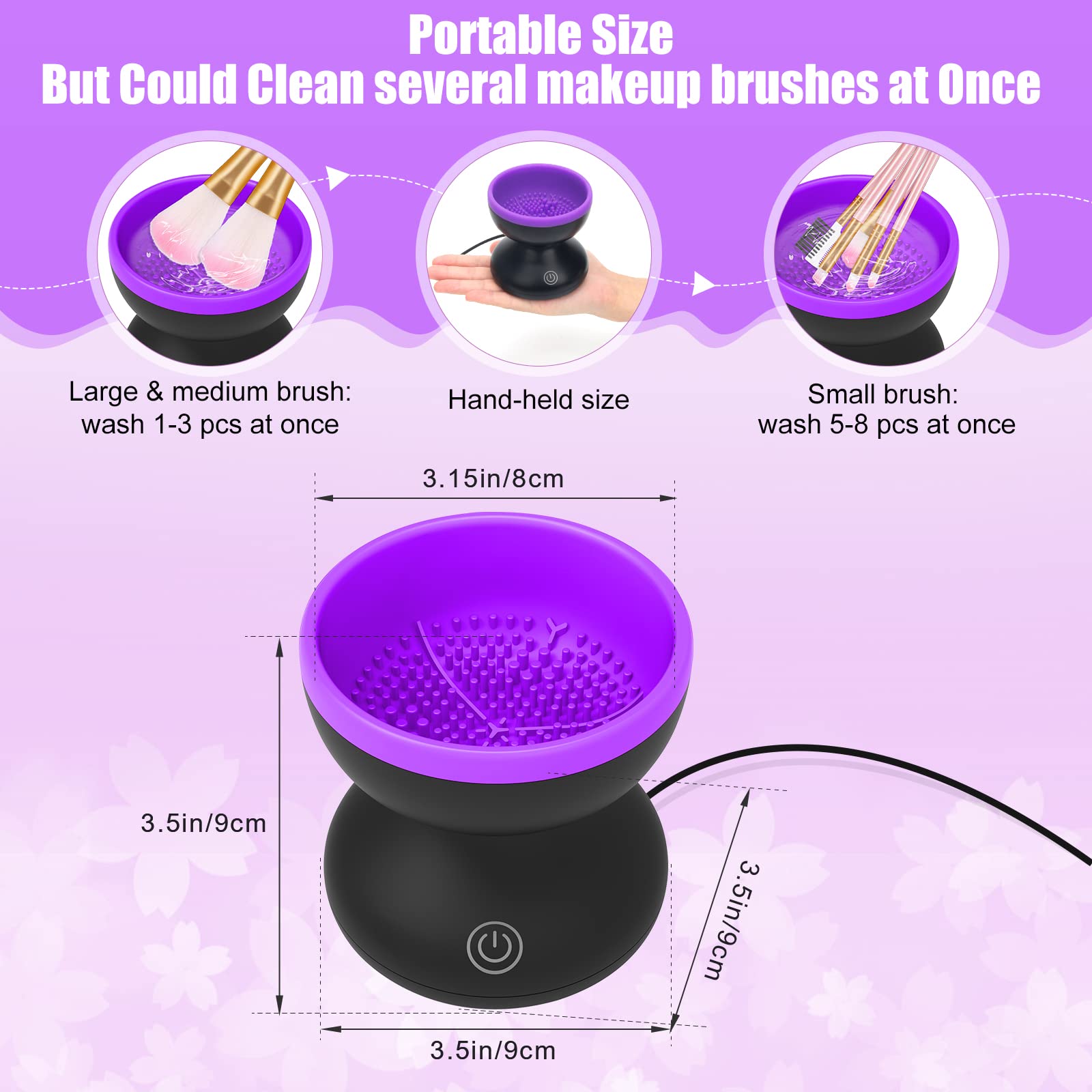 Luxiv cleaner USB plug emphasizes plug-and-play convenience.