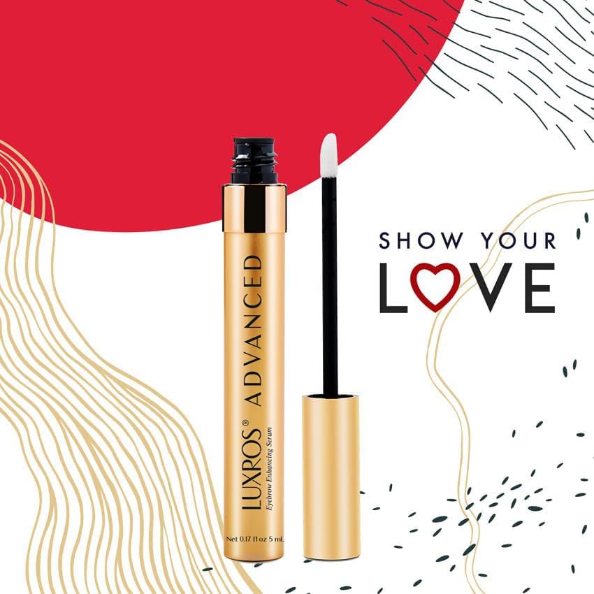 LUXROS gift-ready packaging suggests a thoughtful present for enhancing brows.