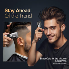LVAINIT blades titanium ceramic ensure precise, skin-friendly cuts.