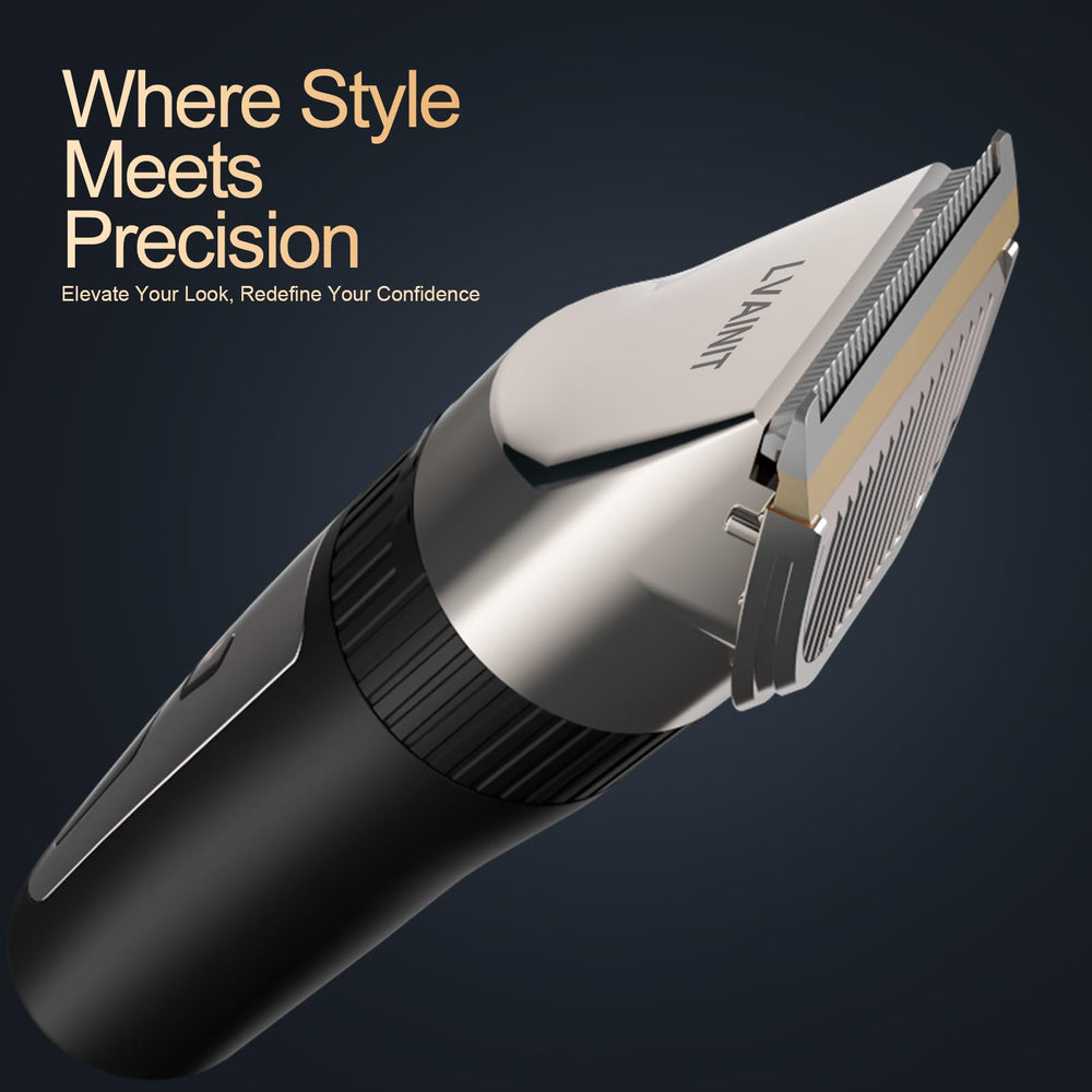 LVAINIT rotary motor delivers fast, steady clipping through thick hair.