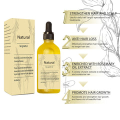 Lvjonya rosemary oil application on scalp for easy massage