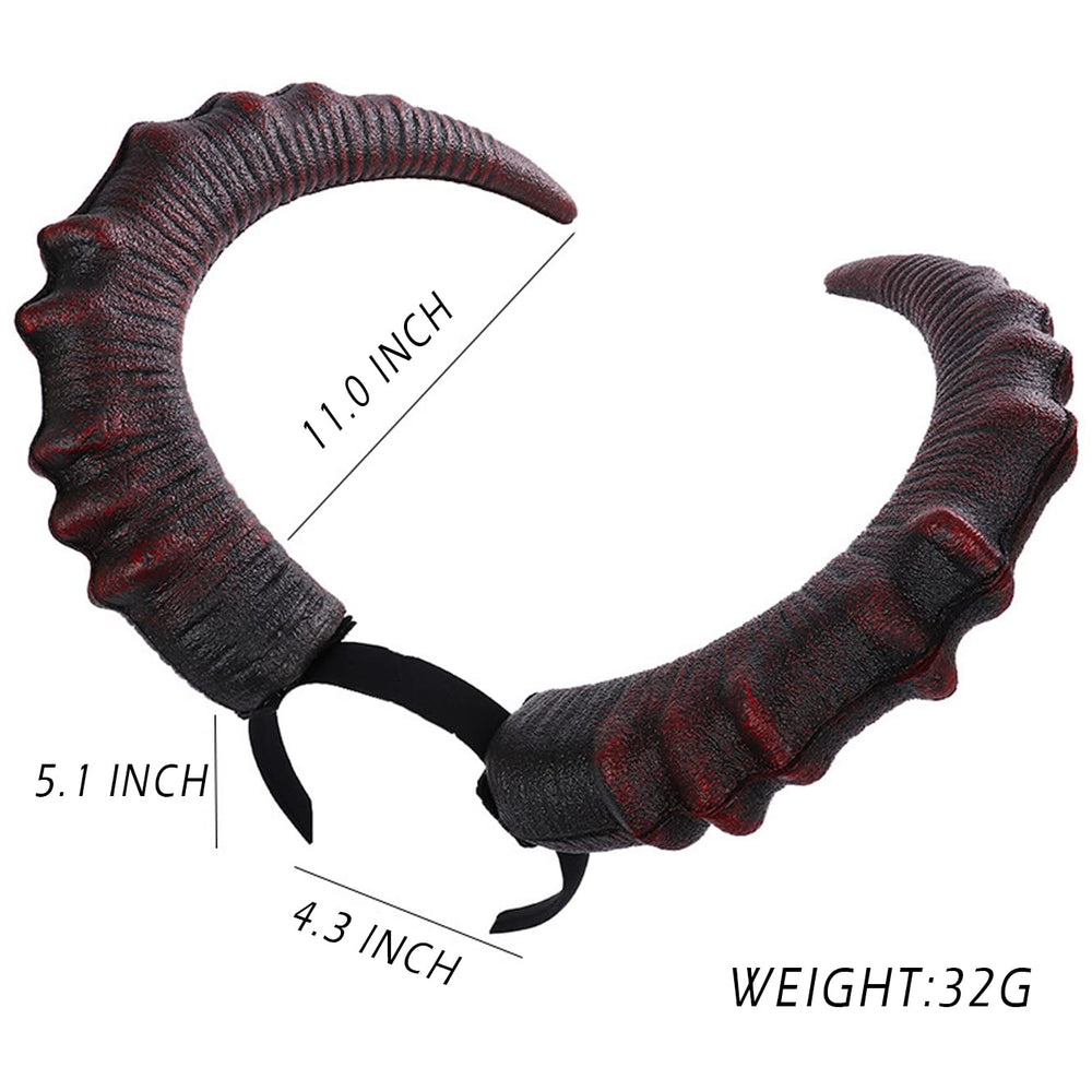 L'VOW Halloween Demon Horn Headband offers a simple, striking costume upgrade.