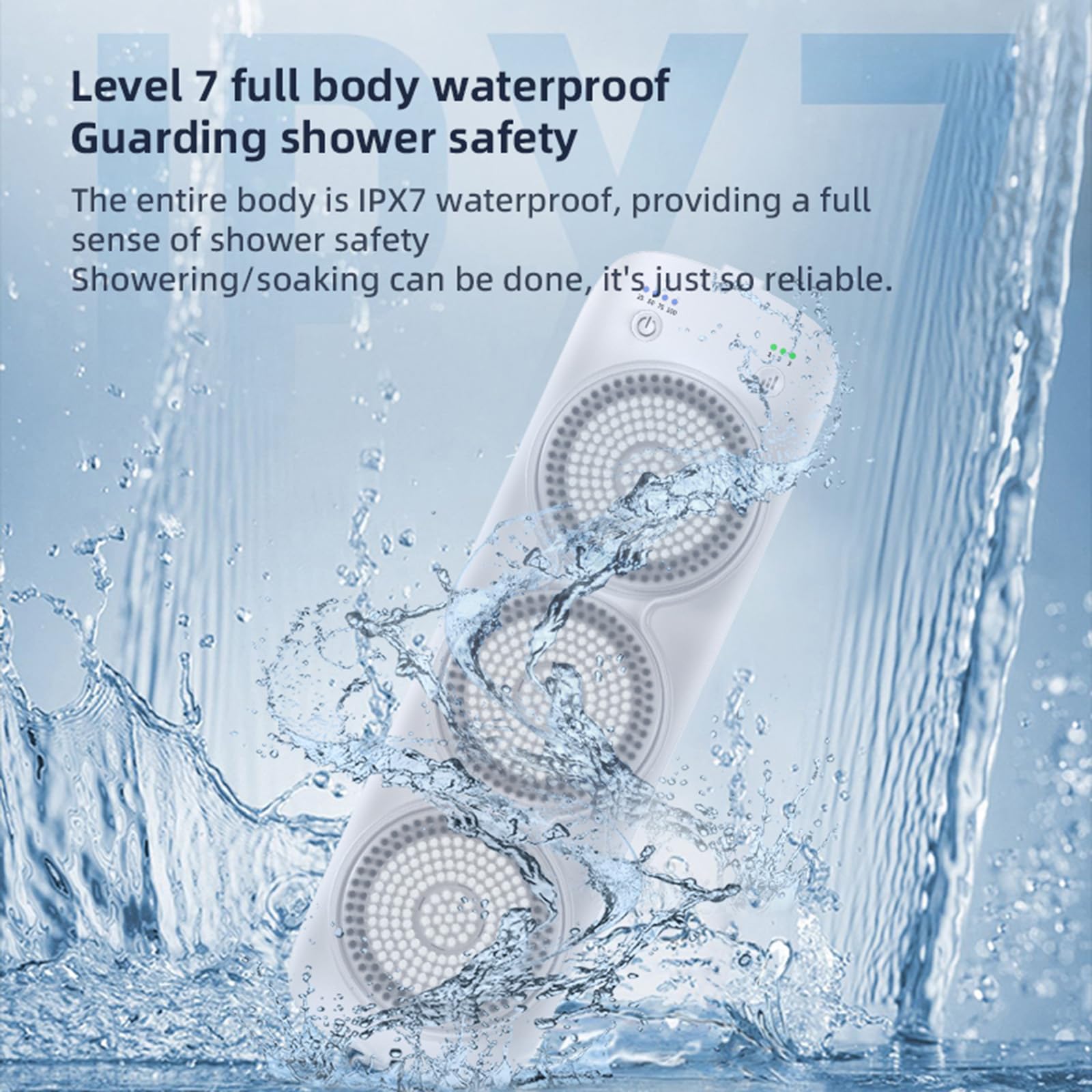 Lvrunben back scrubber with 360 degree rotation for full body cleansing
