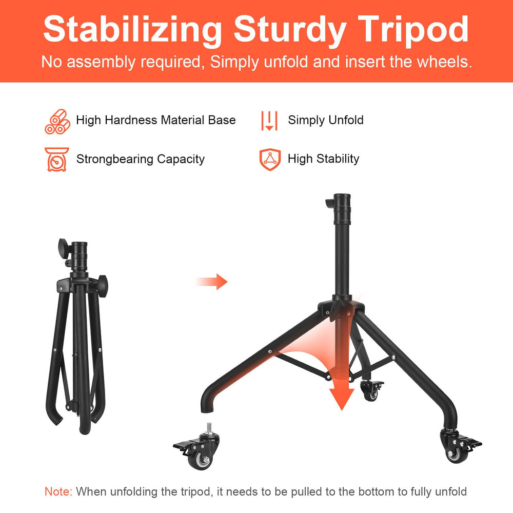 LWADALN salon-tray-cart 360-caster brake enables smooth movement and secure positioning.