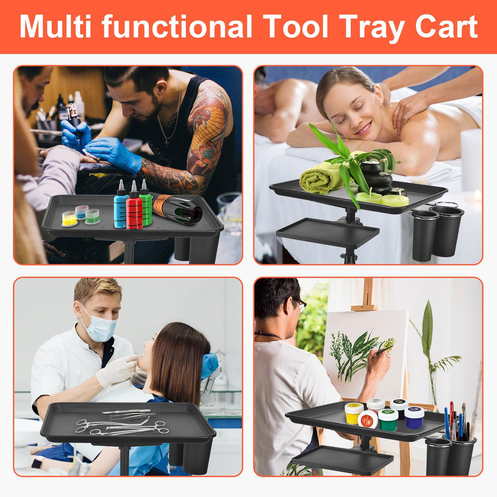 LWADALN salon-tray-cart dental-use station supports hygienic, mobile patient care.