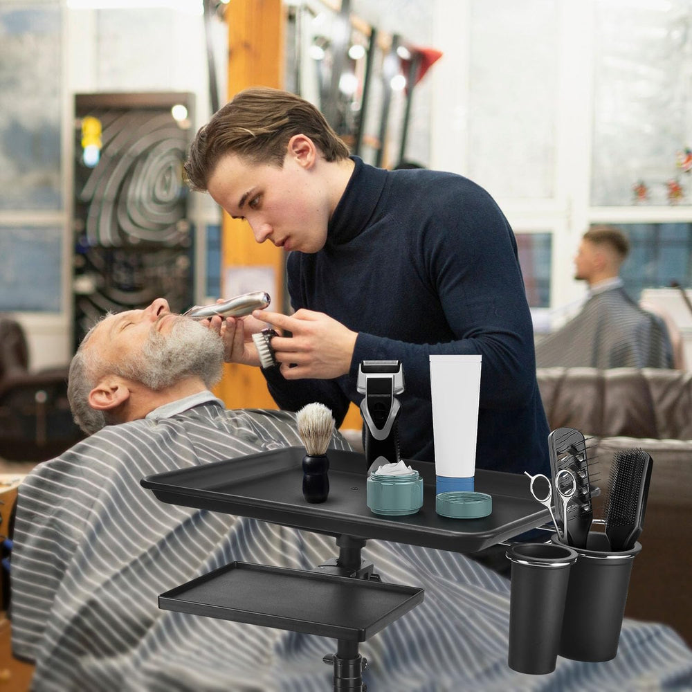 LWADALN salon-tray-cart stability-base design minimizes tipping risk.