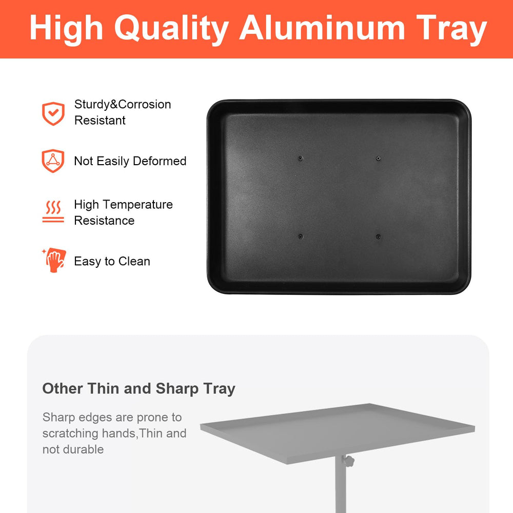 LWADALN salon-tray-cart storage top 17x13 supports tools and reduces clutter.