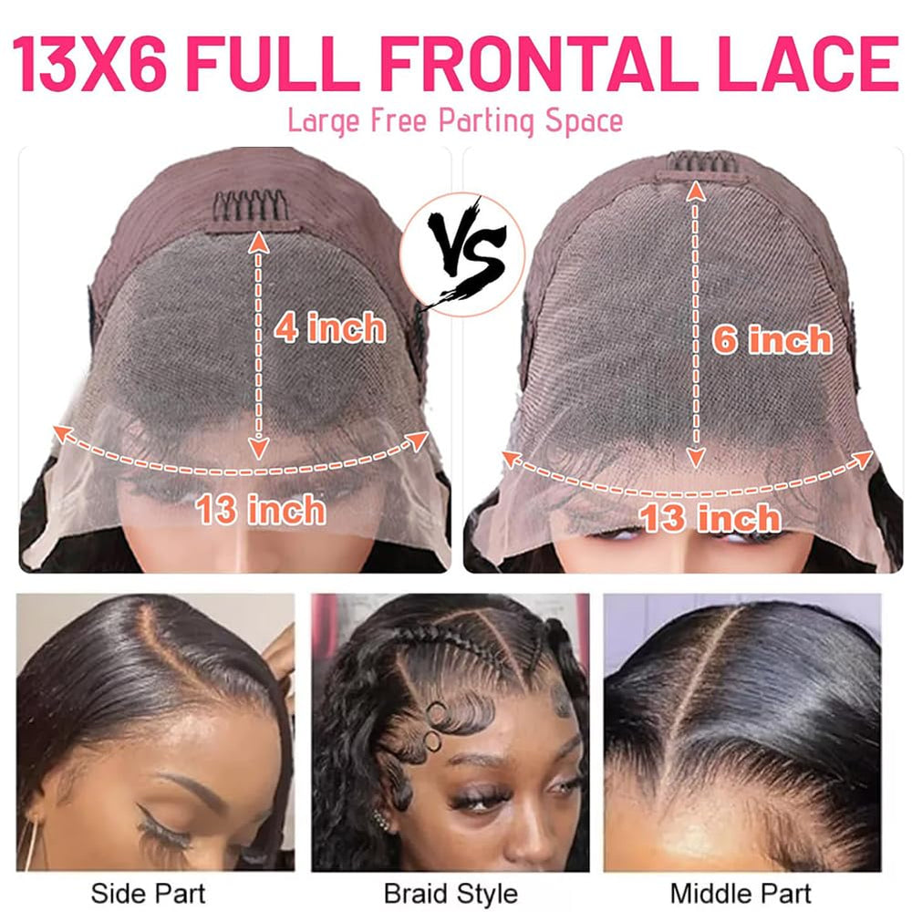LYILYI lace-front baby hair view highlights realistic edge and styling versatility
