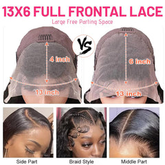 LYILYI lace-front baby hair view highlights realistic edge and styling versatility