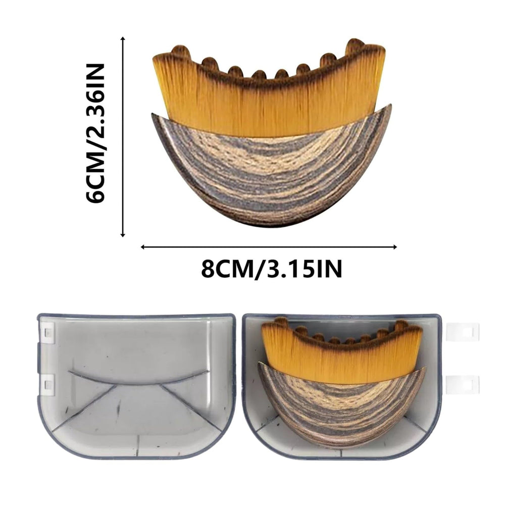 Lymphatic Contour Face Brush shown with case highlights on-the-go skincare routines.