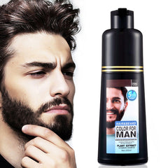 Lymznus mustache and beard dye provides 5-minute gray coverage
