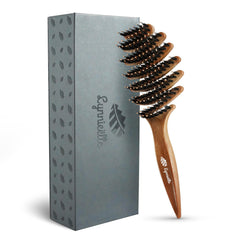 Lynnieëlle Hair Brush curved paddle for smooth detangling and comfortable grip