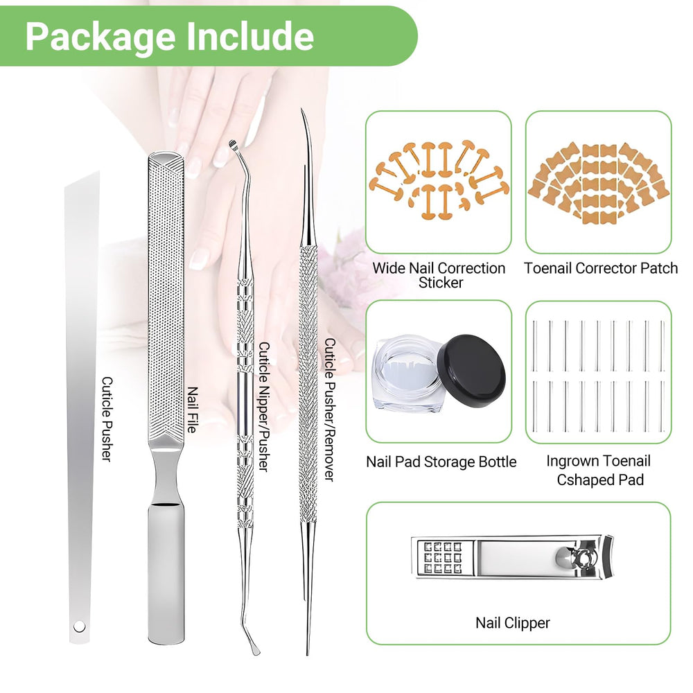 LYNRUI home pedicure kit enables at-home toenail care.