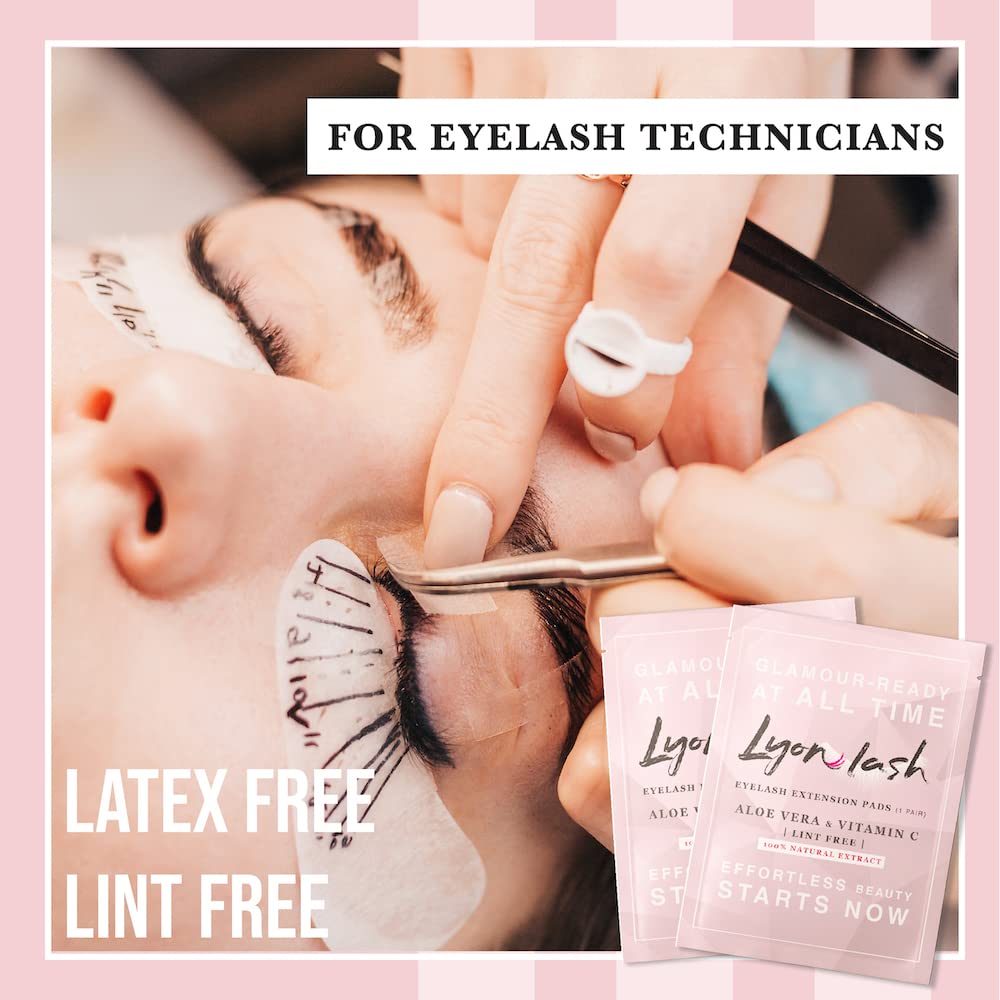 Lyon Lash fit-all eye shapes patch minimizes lifting on diverse eyes.