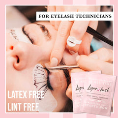 Lyon Lash fit-all eye shapes patch minimizes lifting on diverse eyes.