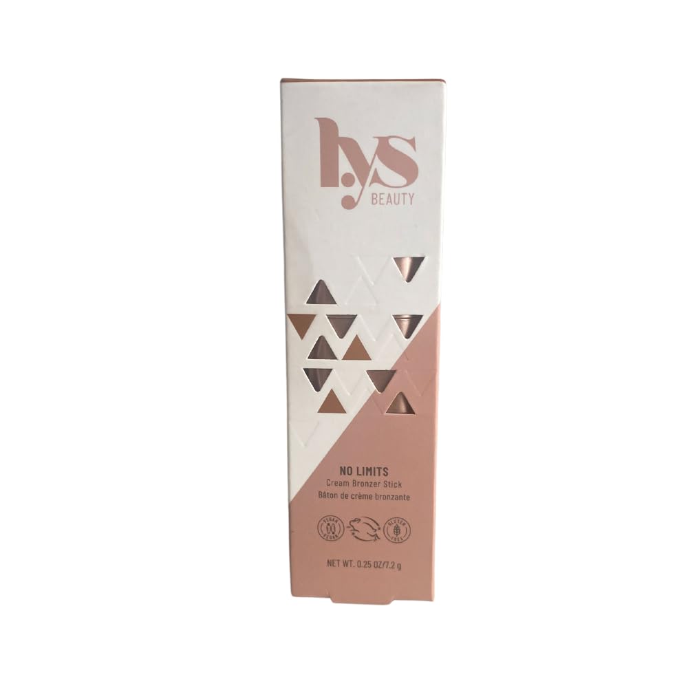 LYS Beauty No Limits Cream Bronzer Stick swatch for a sun-kissed, hydrated finish.