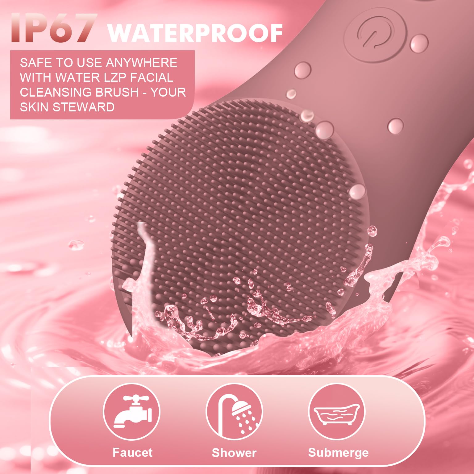 LZP IP67 waterproof design for shower use