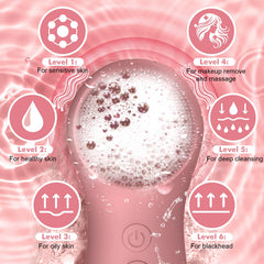 LZP wide-surface head covers more area for faster cleansing