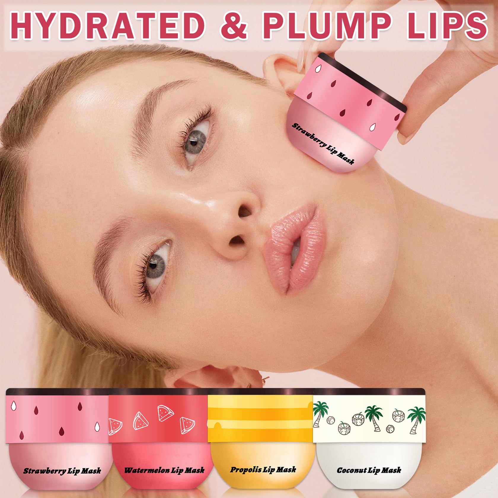 LZXLUKGIR Close-up Lip Care shows smooth, hydrated lip skin.