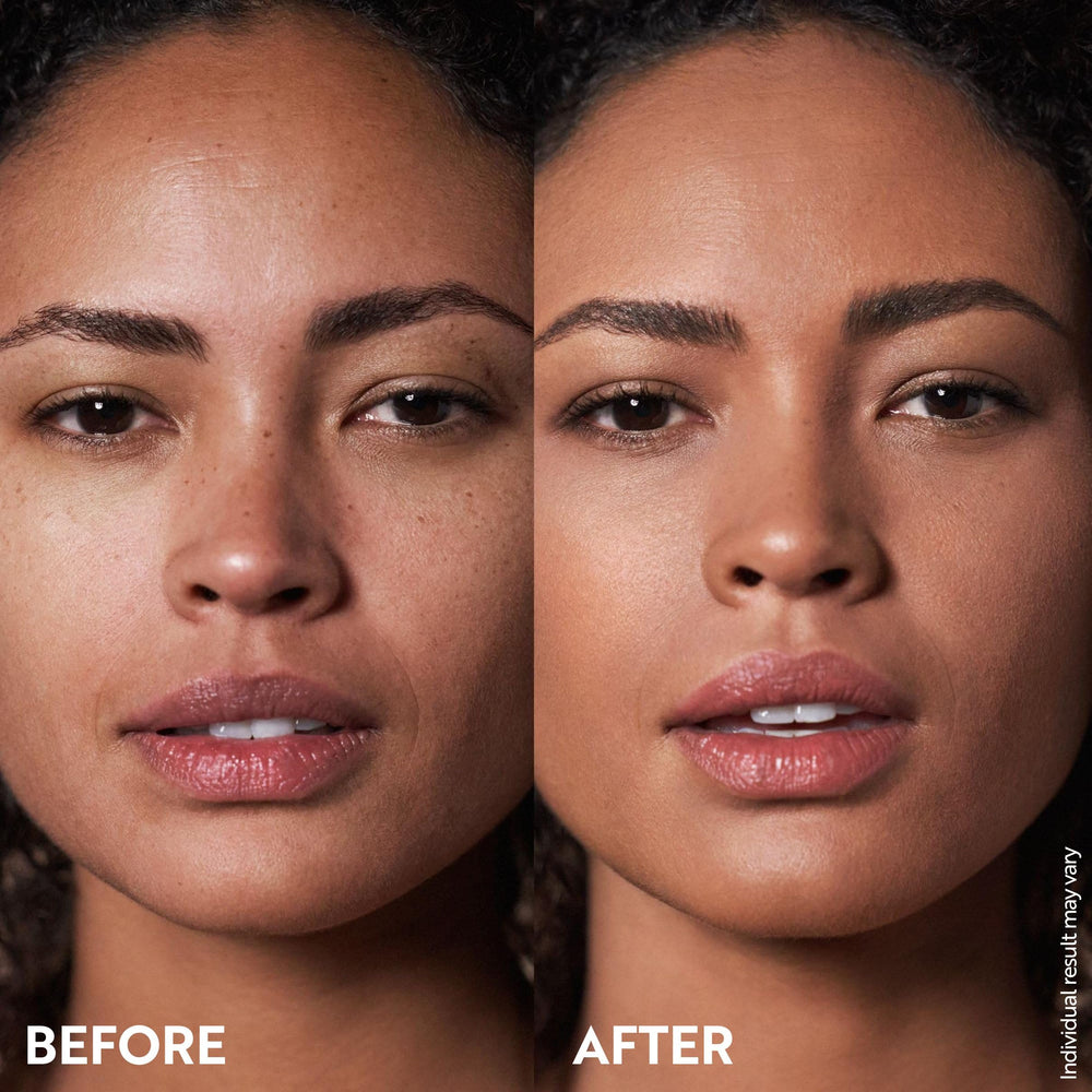 M. Asam Magic Finish application with brush demonstrates easy blending.