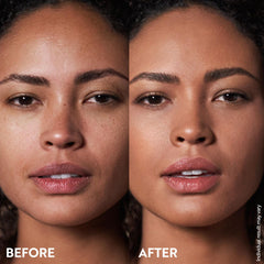 M. Asam Magic Finish application with brush demonstrates easy blending.