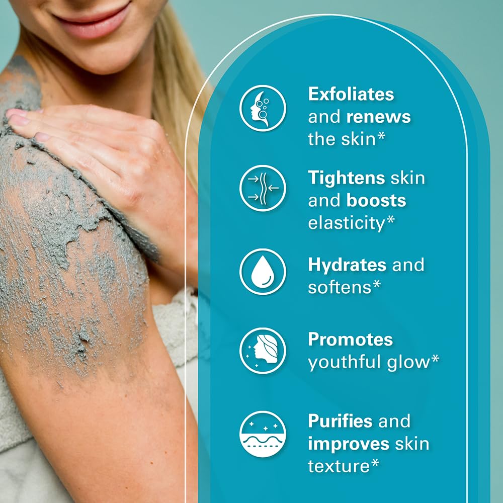 M3 Naturals charcoal scrub texture close-up with exfoliating charcoal granules.