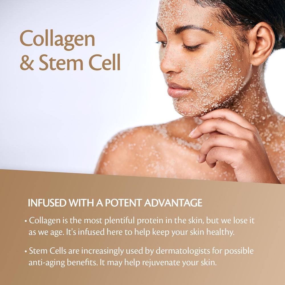 M3 Naturals collagen stem cell infusion bottle signals potential anti-aging skin care