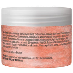 M3 Naturals Himalayan Salt Scrub face-use scene highlights gentle exfoliation for facial skin.