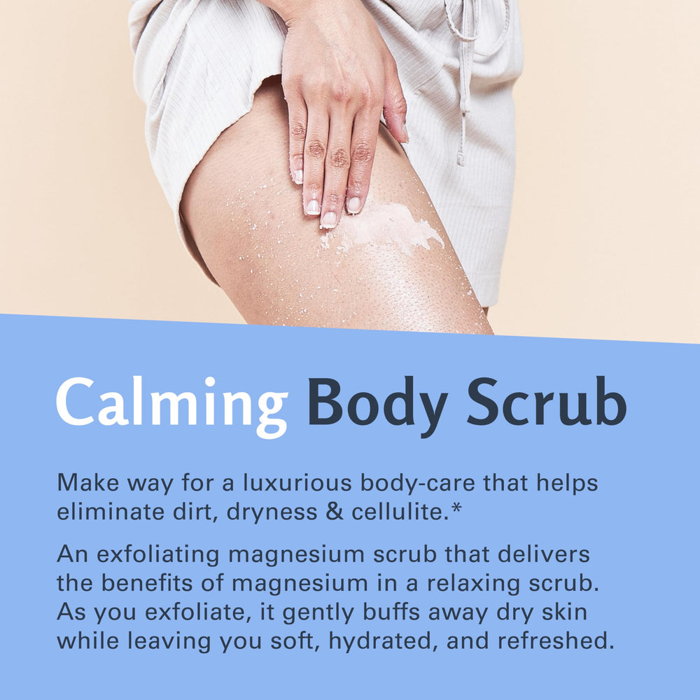 M3 Naturals collagen-infused scrub closeup highlights nourishing glow.