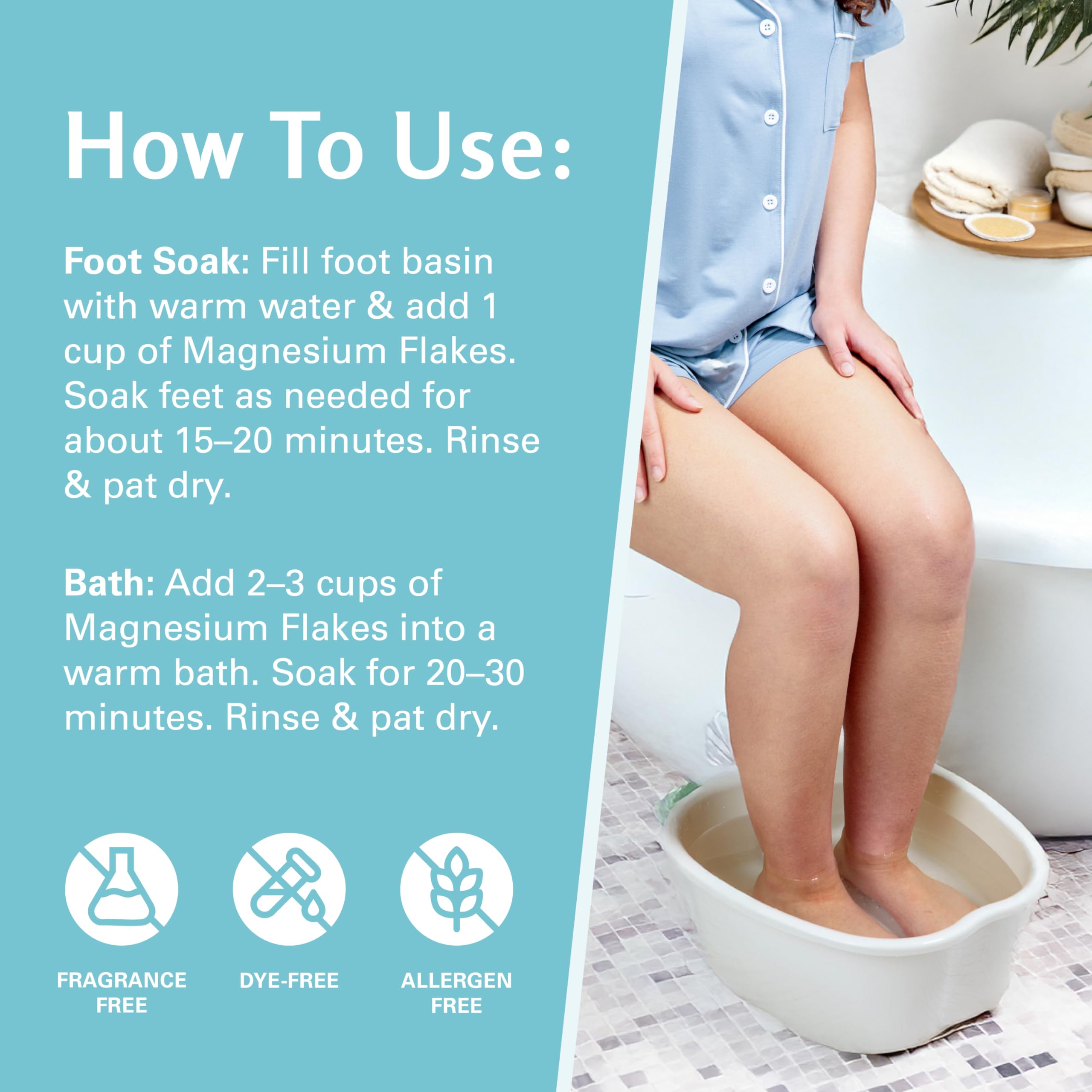 M3 Naturals skin-smoothing bath salts offer gentle renewal