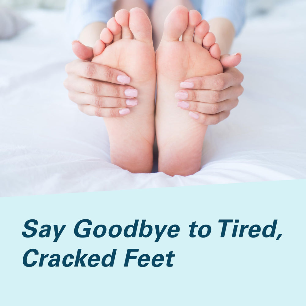 M3 Naturals ready-to-soak label invites quick, convenient foot care