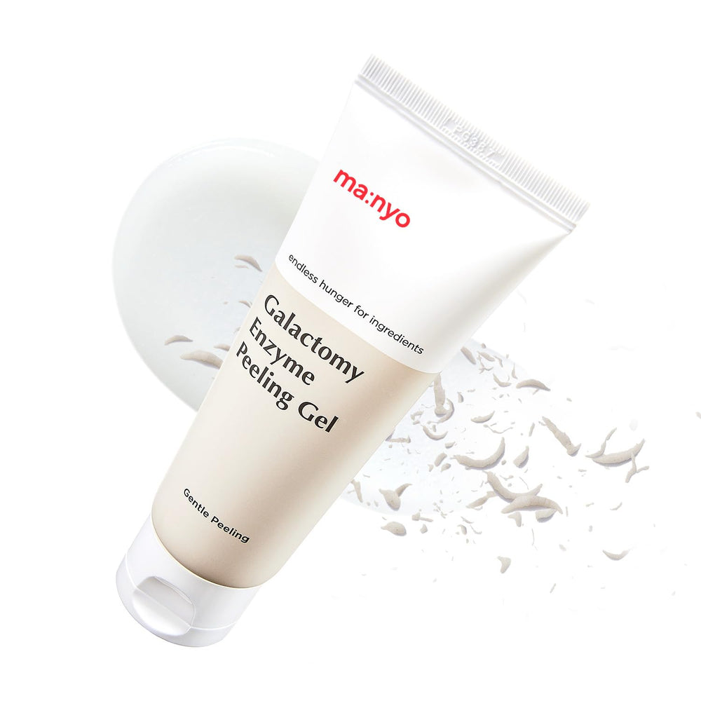 ma:nyo Galactomy Enzyme Peeling Gel packaging for easy exfoliation prep