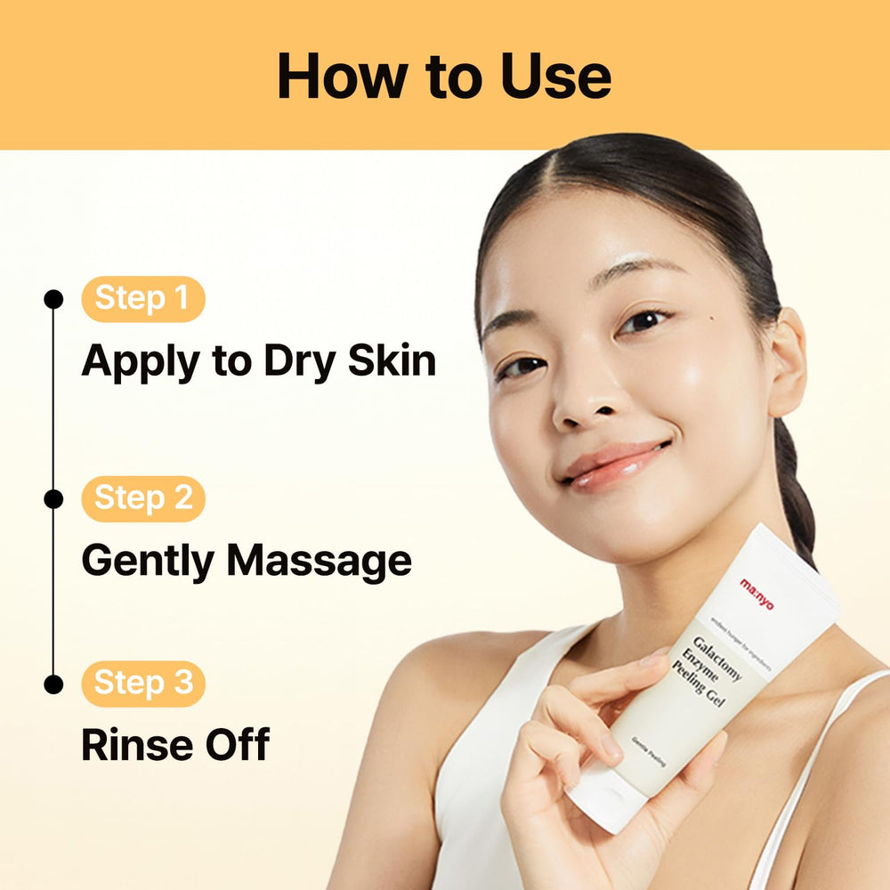 ma:nyo Galactomy Enzyme Peeling Gel after-use radiance and refreshed glow