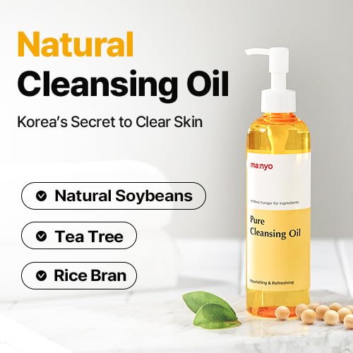 ma:nyo 14 oils graphic highlights nourishing, deep-clean blend.