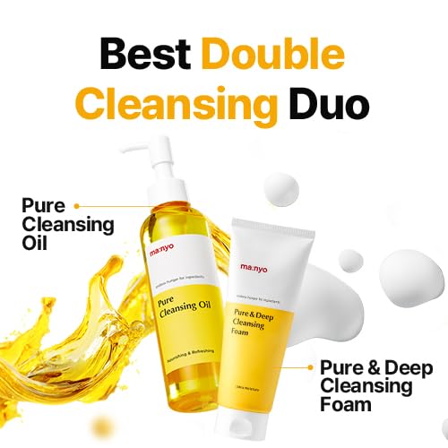 ma:nyo Pure Cleansing Oil supports double cleansing as first-step prep.
