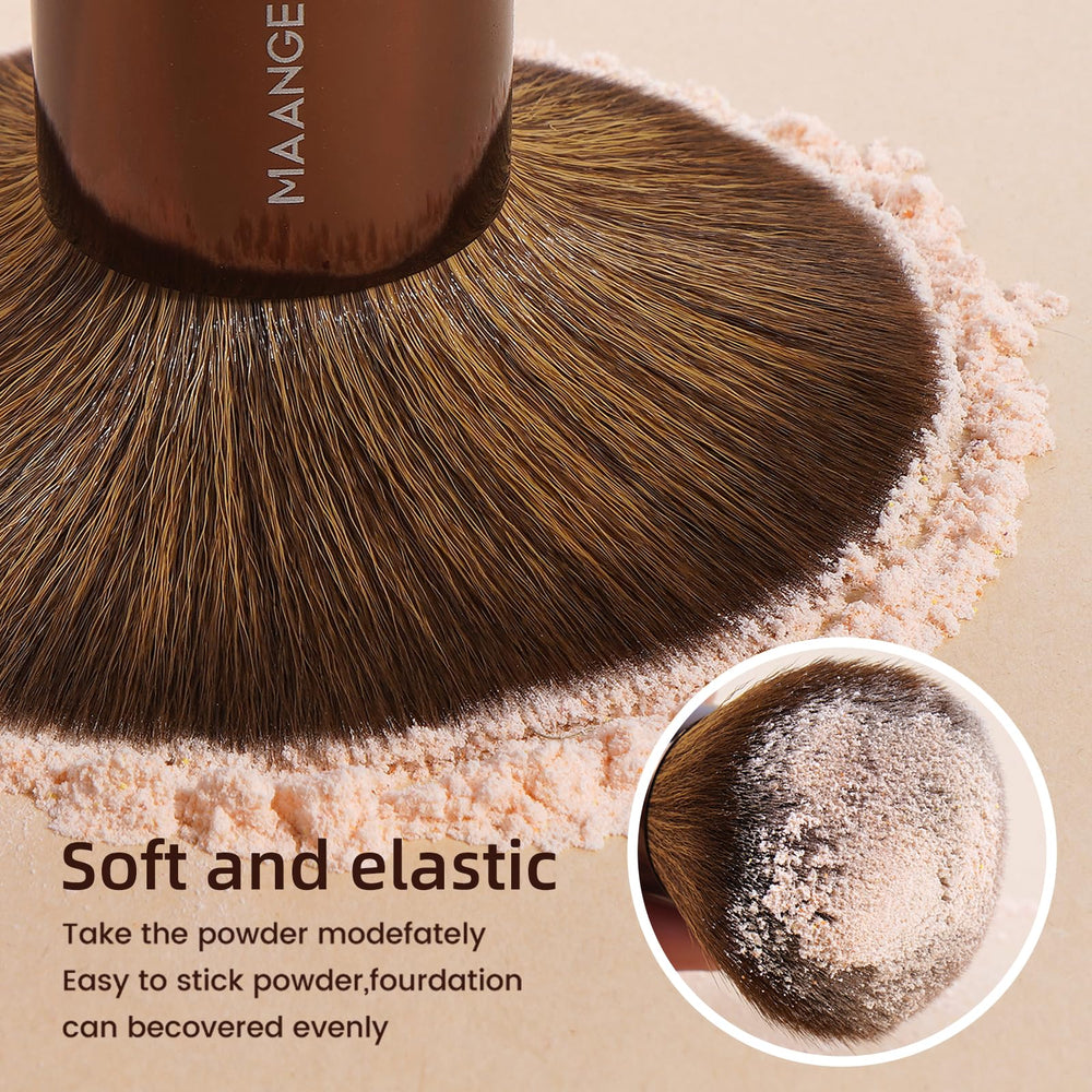 MAANGE carrying case keeps brushes organized for travel and home