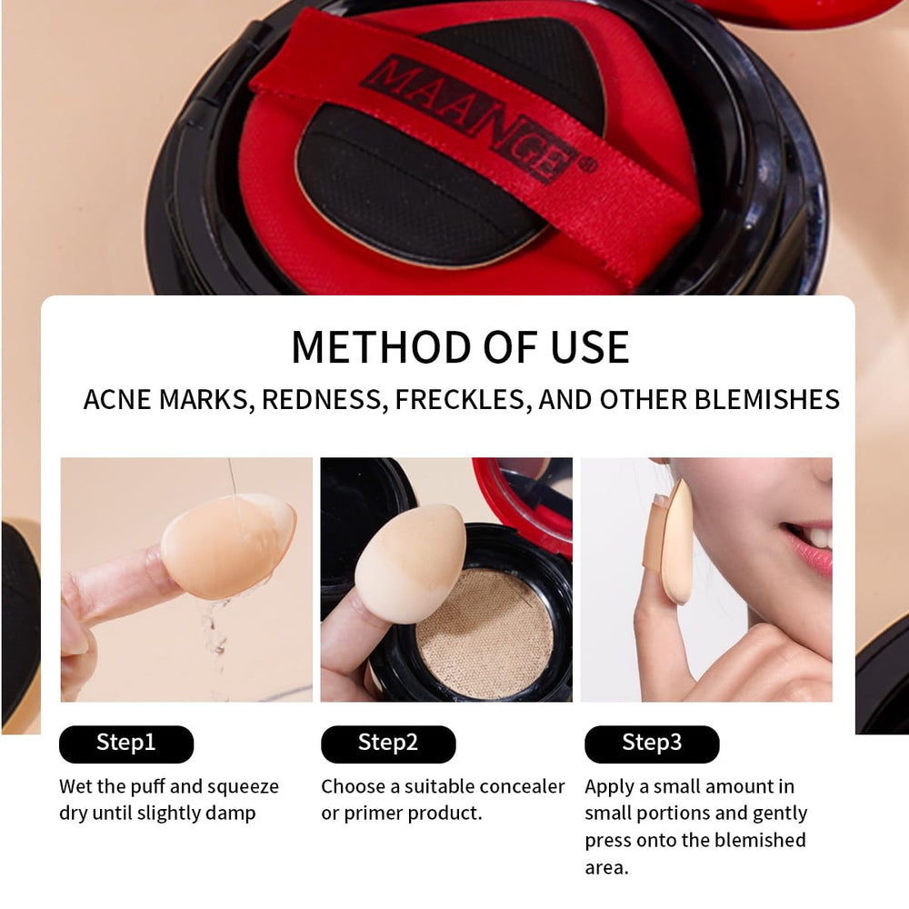 MAANGE cleaning mats pair for quick brush cleanup after makeup