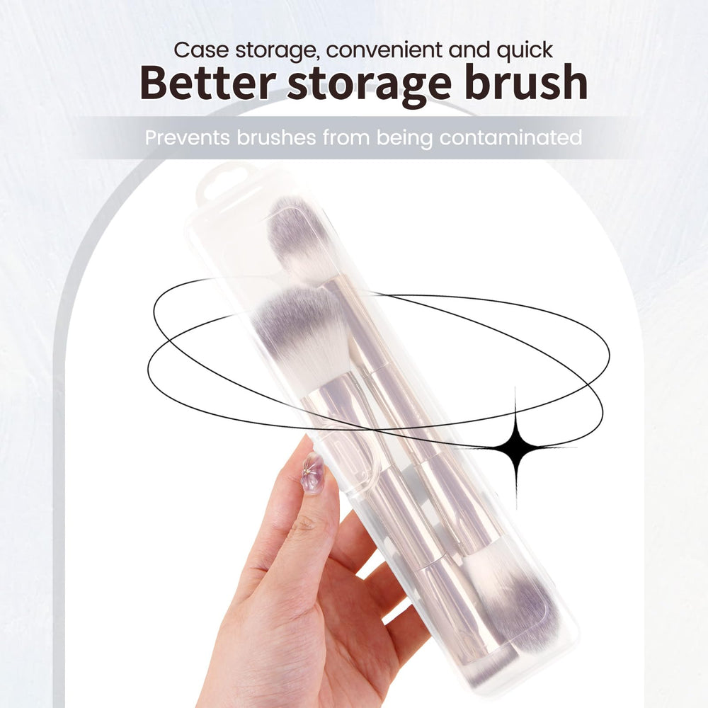 MAANGE compact brush case shows travel-ready, clean packaging.