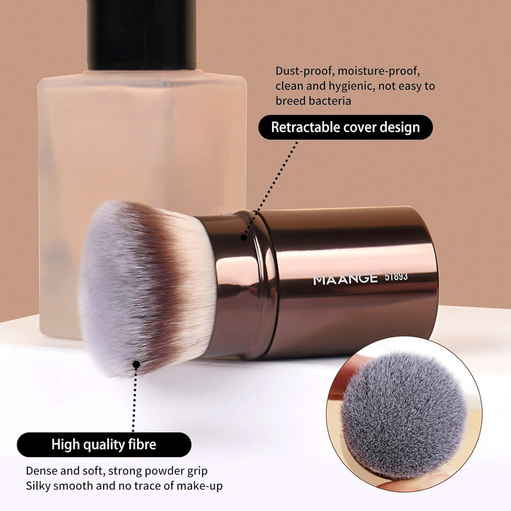 MAANGE contour brush for natural-looking contour and buffing.