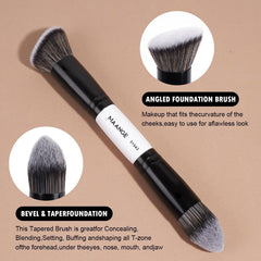 Maange cruelty-free bristles close-up highlighting ethical, easy-to-clean use.