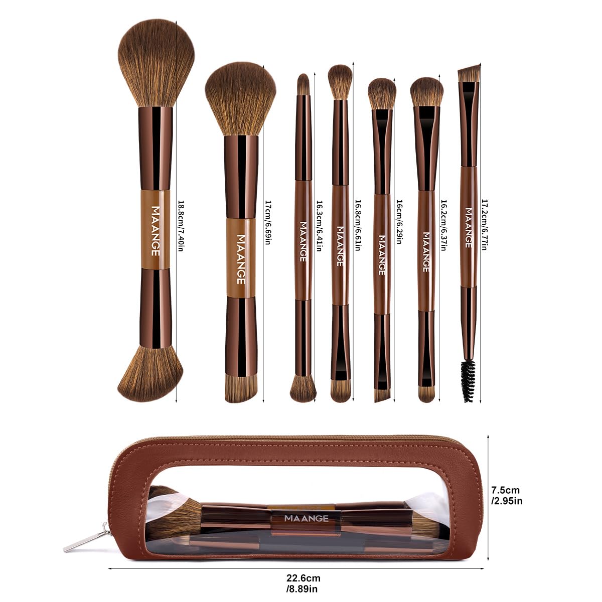 MAANGE easy-clean brush set for quick maintenance after use
