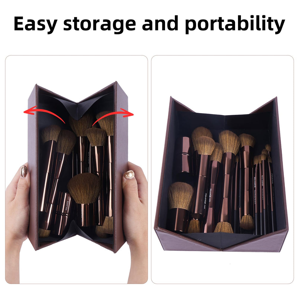 MAANGE eye brushes set for precise detailing and seamless shading