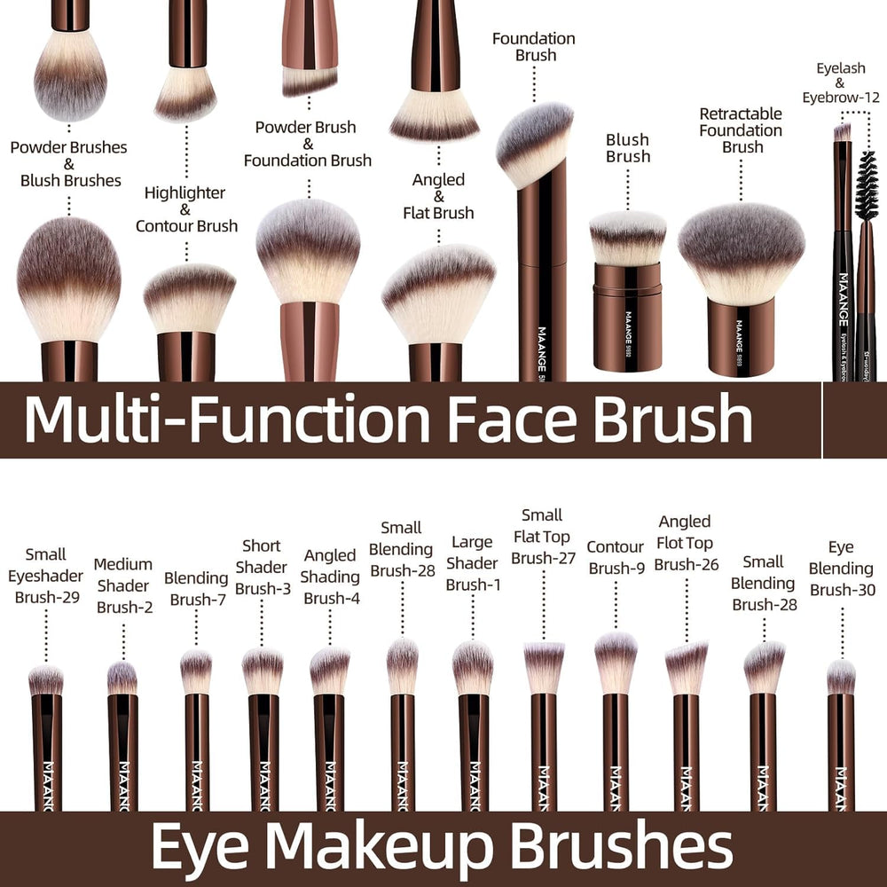 MAANGE foundation brush delivers smooth liquid foundation application.