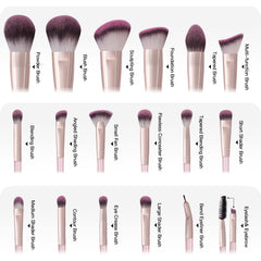 MAANGE foundation brush tapered paddle for smooth, even complexion.