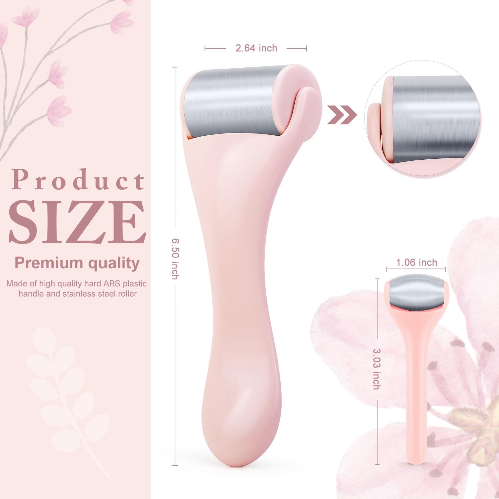 MAANGE Ice Roller Eye closeup highlights precise, narrow application area